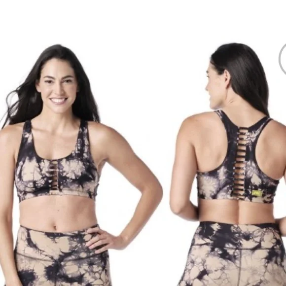 Zumba Wear tie-dyed bra. NWT. Size spicy. A.k.a. small. - Picture 3 of 14